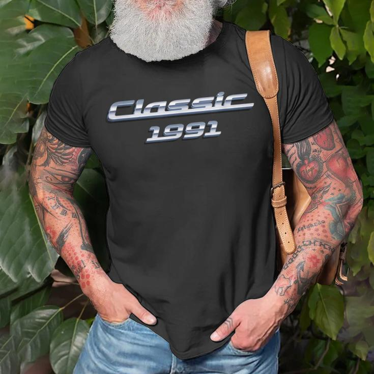32 Year Old Vintage Classic Car 1991 32Nd Birthday V2 Unisex T-Shirt Gifts for Old Men