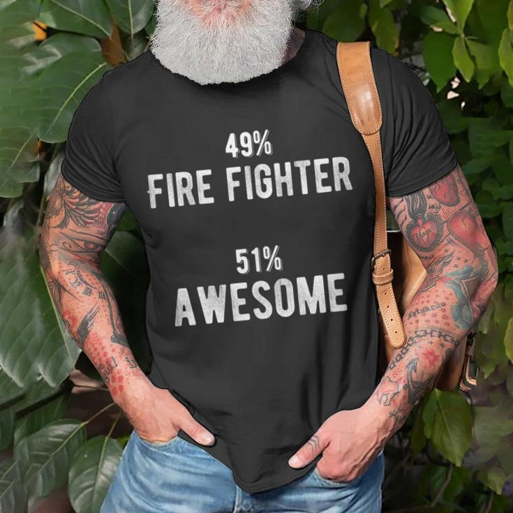 49 Fire Fighter 51 Awesome Job Title T-Shirt Gifts for Old Men