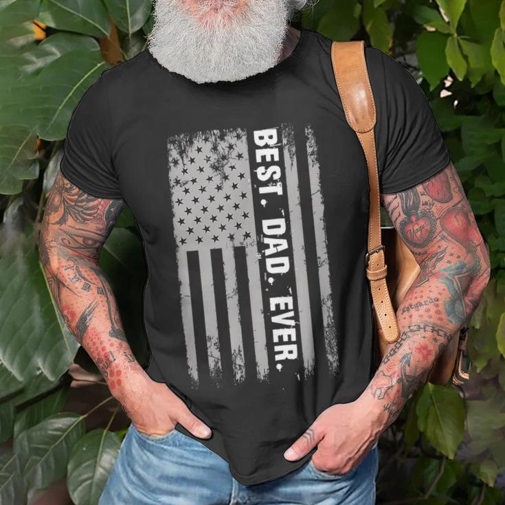 4Th Of July Dad Us American Flag Fourth Patriotic Usa Unisex T-Shirt Gifts for Old Men