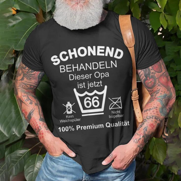 66 Geburtstag Mann Opa 66 Jahre Herren T-Shirt Geschenke für alte Männer