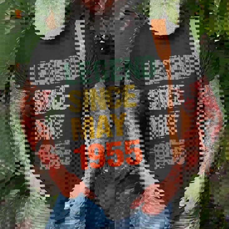 68 Year Old 68Th Birthday Gifts Legend Since May 1955 Unisex T-Shirt Gifts for Old Men