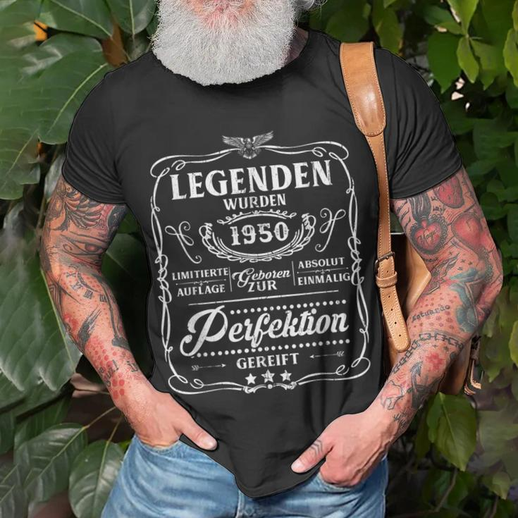 72 Geburtstag Deko Vintage Geschenk Opa Papa Jahrgang 1950 T-Shirt Geschenke für alte Männer