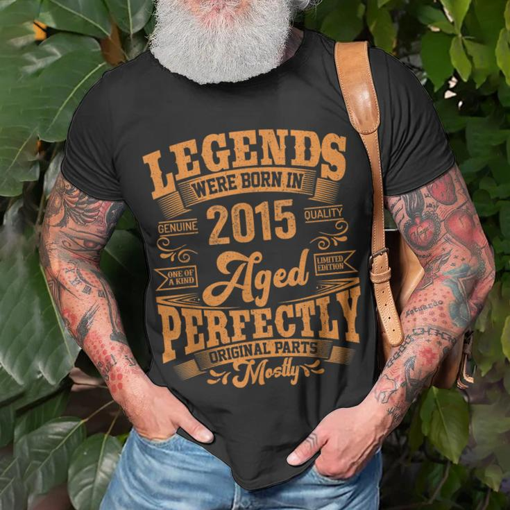 8 Year Old Legends Born In 2015 Vintage 8Th Birthday T-Shirt Gifts for Old Men