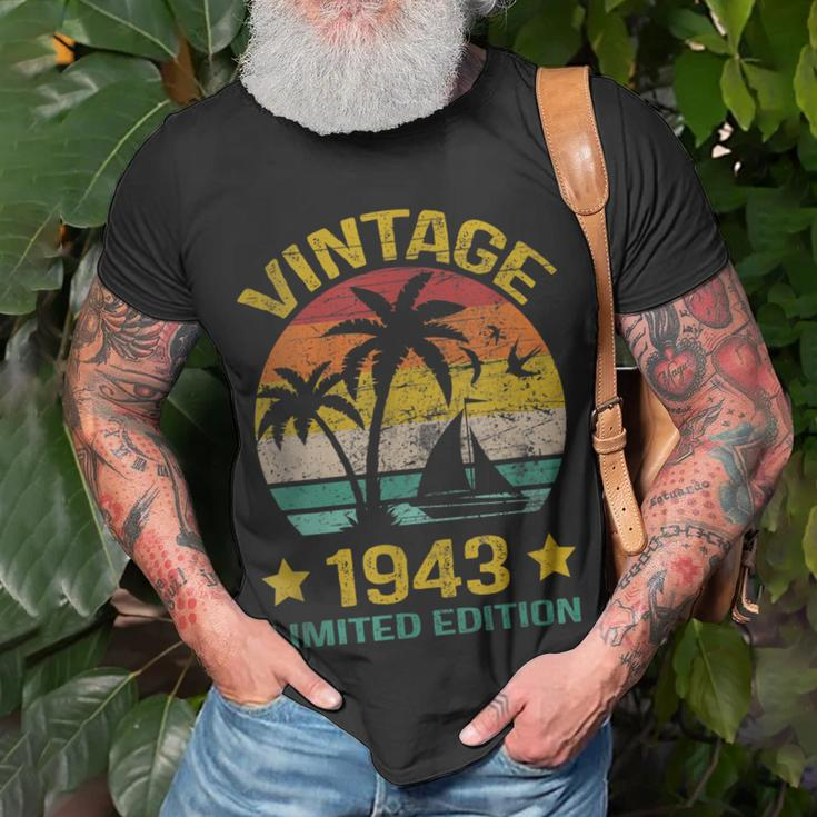 80 Years Old Vintage 1943 Limited Edition 80Th Birthday T-Shirt Gifts for Old Men