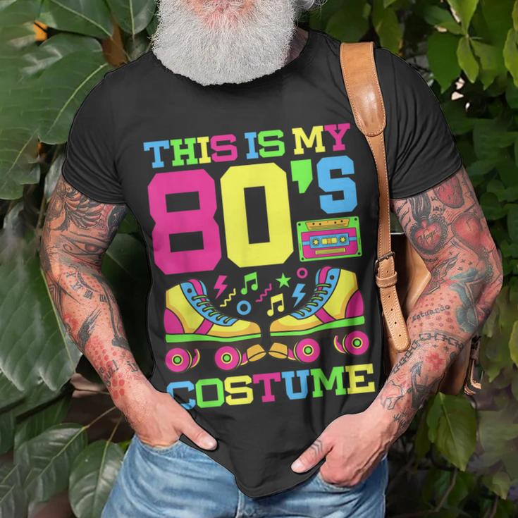 Completo Uomo Anni 80 – T-shirt E Pantaloni Per Costume Rock, Hip Hop, Rapper, Disco