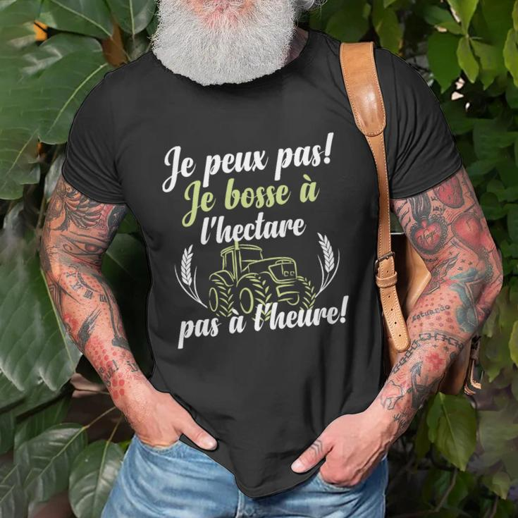 Agriculteurs Je Peux Pas T-Shirt Geschenke für alte Männer