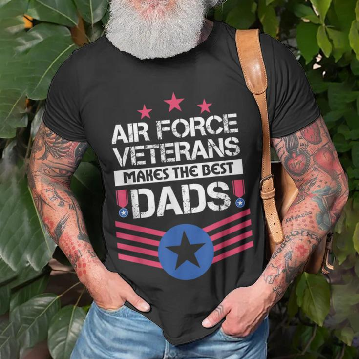 Air Force Veterans Makes The Best Dad Vintage Us Military T-Shirt Gifts for Old Men