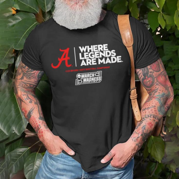 Alabama Where Legends Are Made 2023 March Madness Unisex T-Shirt Gifts for Old Men