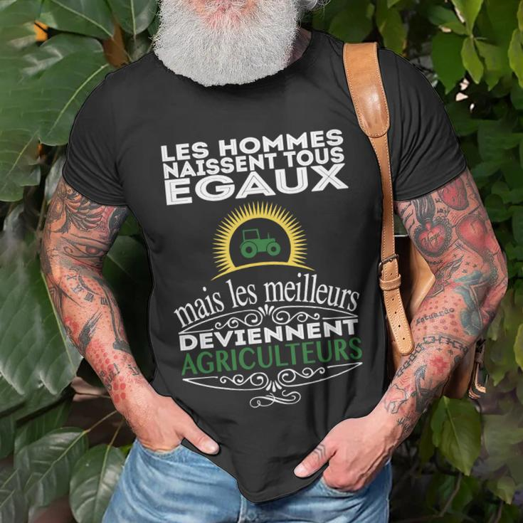 Alle Menschen Sind Gleich Geboren, Doch Die Besten Werden Landwirte T-Shirt, Bauer Tee Geschenke für alte Männer