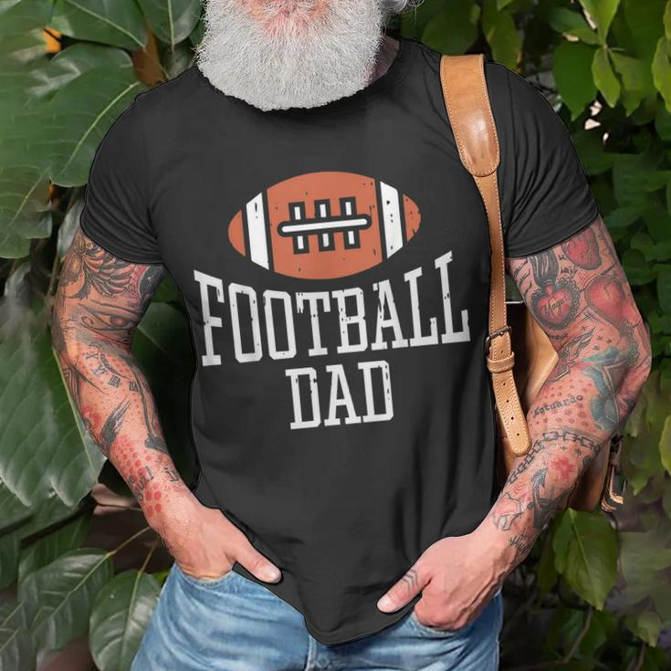 American Football Dad Vintage Game Day Sports Lover Fan Dad T-Shirt Gifts for Old Men