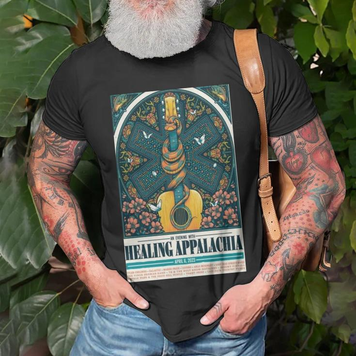 An Evening With Healing Appalachia Music Festival April 6 Unisex T-Shirt Gifts for Old Men
