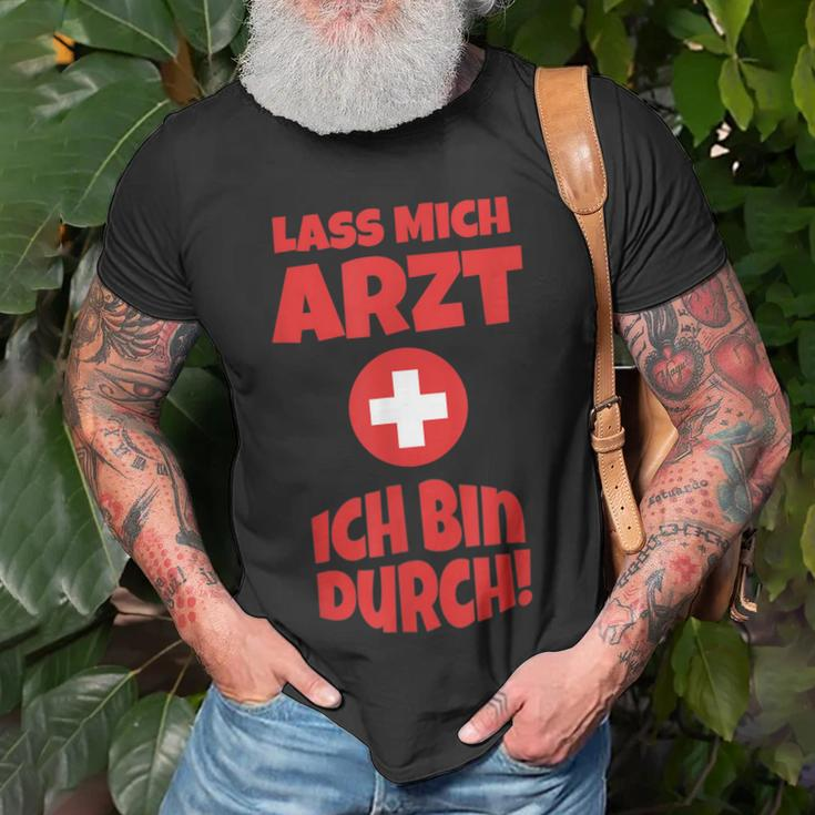 Arzt Kostüm Lustig Lass Mich Arzt Ich Bin Durch T-Shirt Geschenke für alte Männer
