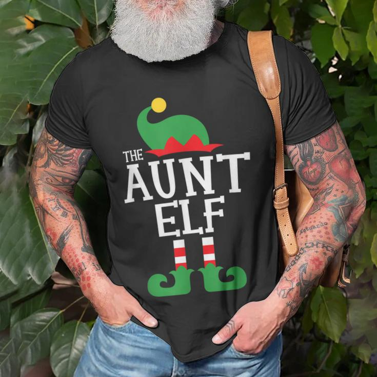 Aunt Elf Family Christmas Matching Top T-shirt Gifts for Old Men
