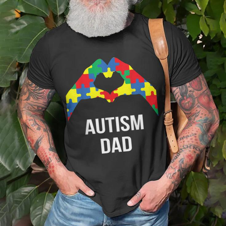 Autism Dad Its Ok To Be Different Autism Awareness Month Unisex T-Shirt Gifts for Old Men