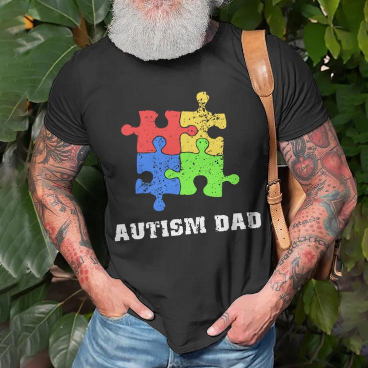 Autism DadEducate Love Support Gift Unisex T-Shirt Gifts for Old Men