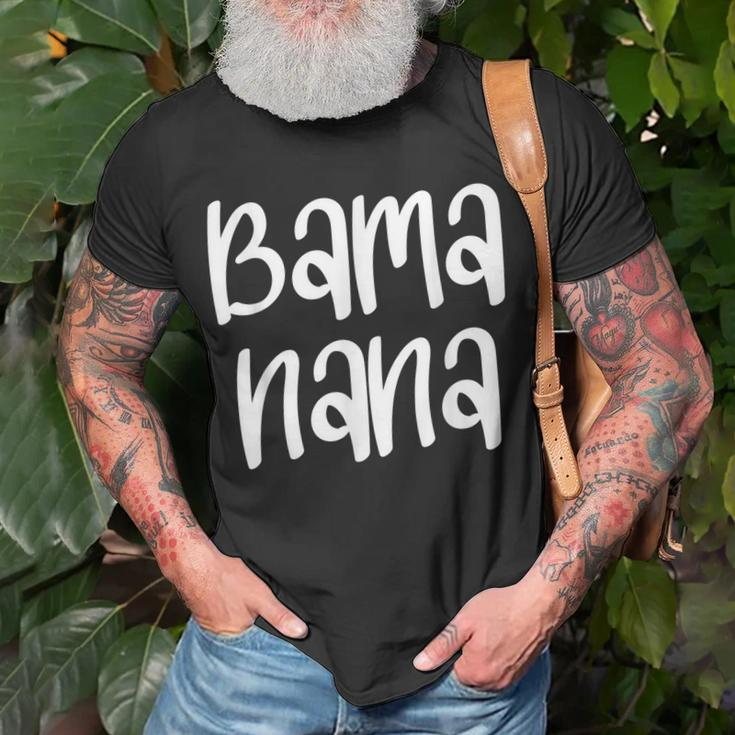 Bama Nana Family Matching Football Sports Alabama Grandma Unisex T-Shirt Gifts for Old Men
