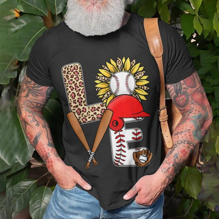 Baseball Apparel | Love Baseball Unisex T-Shirt Gifts for Old Men
