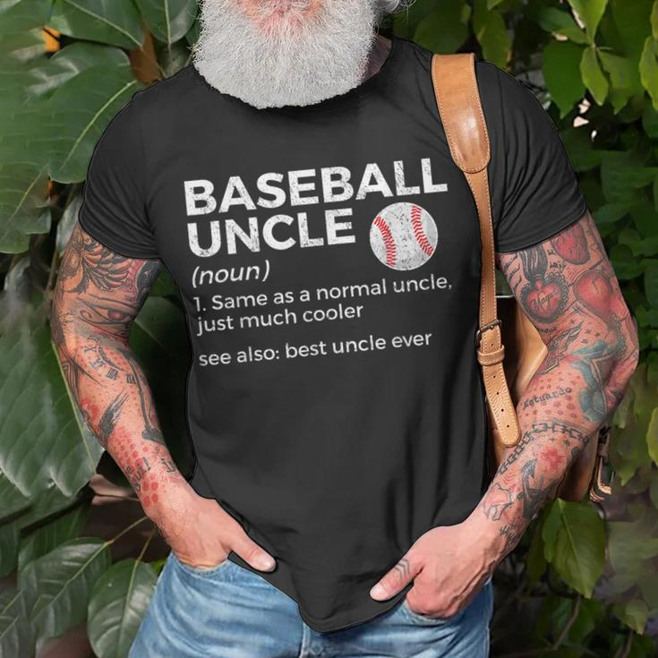 Baseball Uncle Definition Best Uncle Ever Unisex T-Shirt Gifts for Old Men