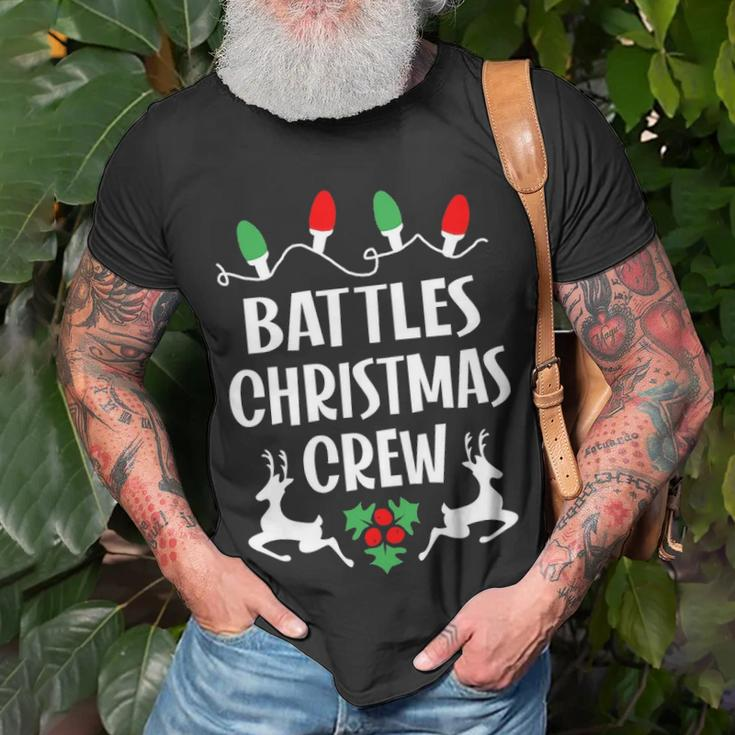 Battles Name Gift Christmas Crew Battles Unisex T-Shirt Gifts for Old Men