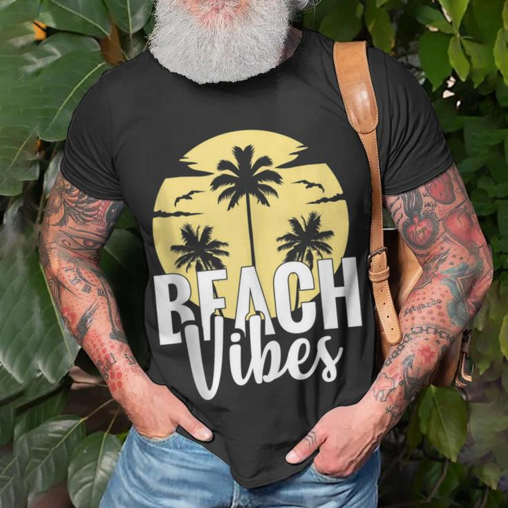 Beach Vibes Summer Unisex T-Shirt Gifts for Old Men