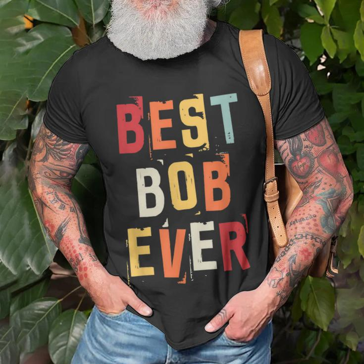 Best Bob Ever Popular Retro Birth Names Bob Costume Unisex T-Shirt Gifts for Old Men