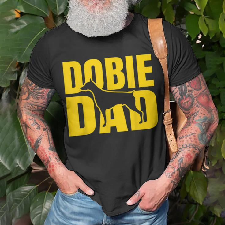 Best Dobie Dad Ever Doberman Pinscher Dog Father Pet Gifts Unisex T-Shirt Gifts for Old Men