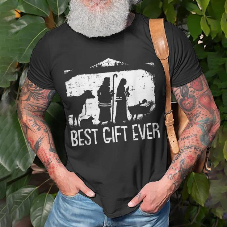 Best Ever Christmas Cool Jesus Nativity Scene Christian Unisex T-Shirt Gifts for Old Men