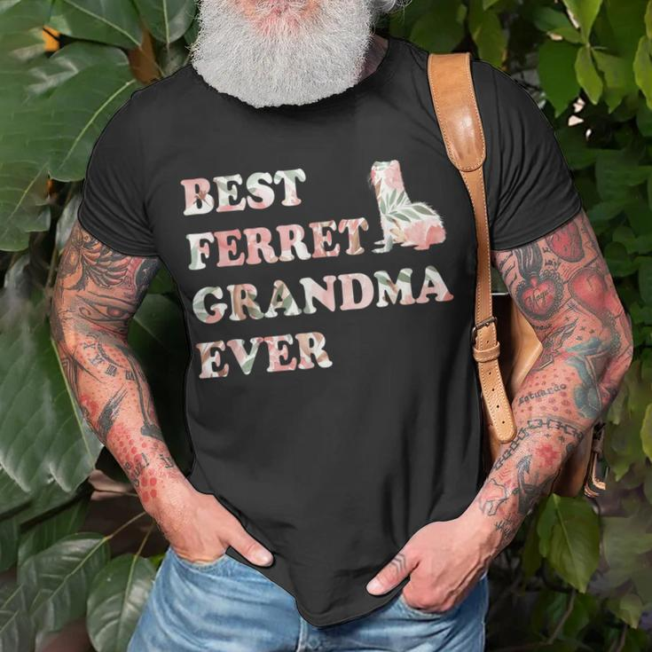 Best Ferret Grandma Ever Coolest Ferret Grandmother Unisex T-Shirt Gifts for Old Men