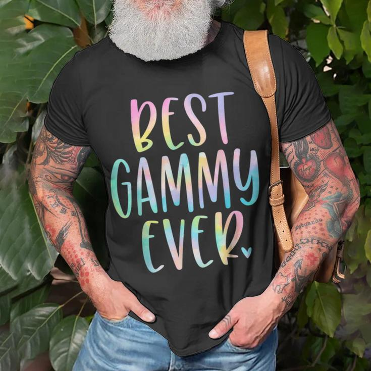 Best Gammy Ever Gifts Grandma Mothers Day Tie Dye Unisex T-Shirt Gifts for Old Men