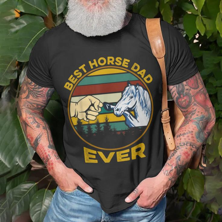 Best Horse Dad Ever Vintage Fathers Day T-Shirt Gifts for Old Men