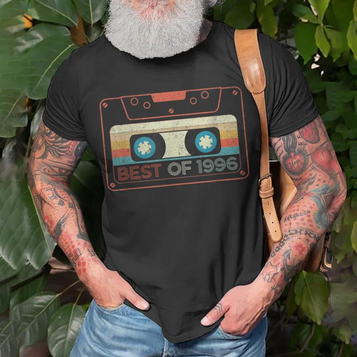 Best Of 1996 Cassette Tape Year Of Birth Birthday Unisex T-Shirt Gifts for Old Men