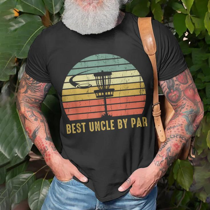 Best Uncle By Par Funny Disc Golf Gift For Men Unisex T-Shirt Gifts for Old Men