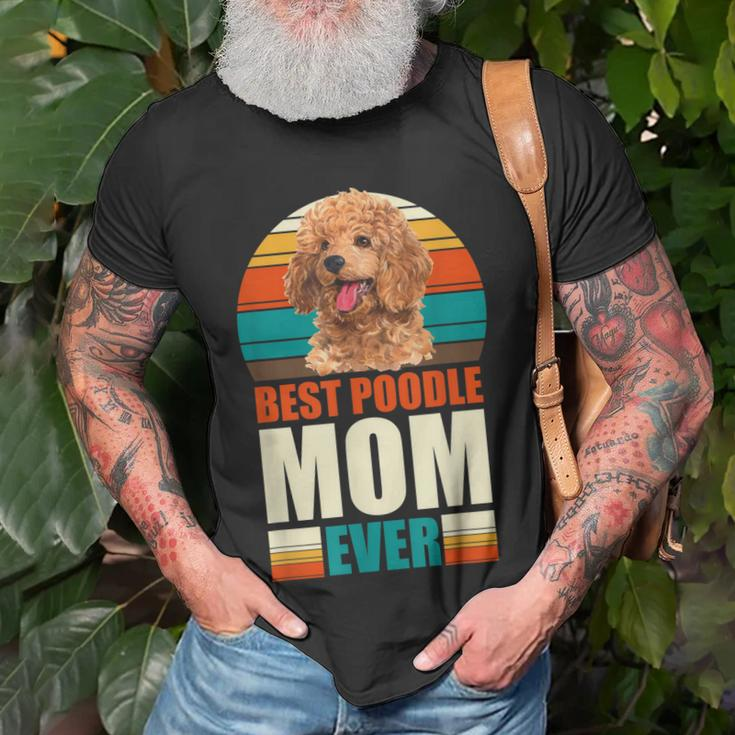 Beste Pudel Mama Aller Zeiten Pudel T-Shirt Geschenke für alte Männer