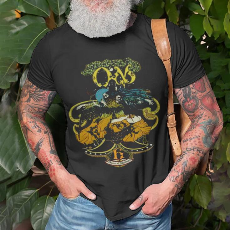 Bhima’S Theme Om Band Unisex T-Shirt Gifts for Old Men