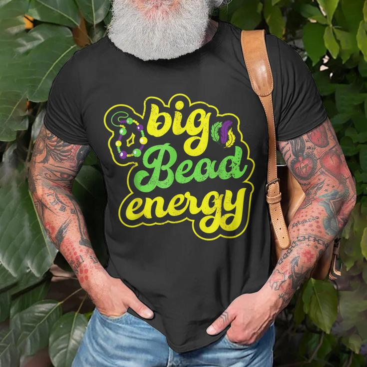 Big Bead Energy Carnival Vintage Mardi Gras T-shirt Gifts for Old Men
