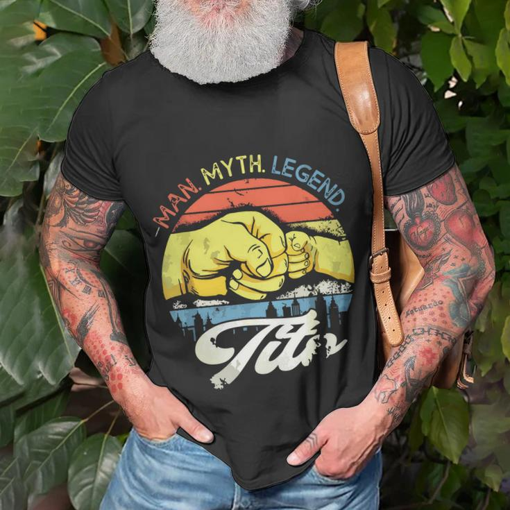 Grandpa Granddaughter Gifts, Papa The Man Myth Legend Shirts