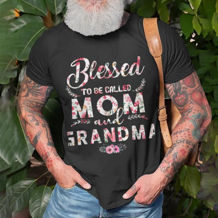 Blessed To Be Called Mom And Grandma Mothers Gift For Womens Unisex T-Shirt Gifts for Old Men