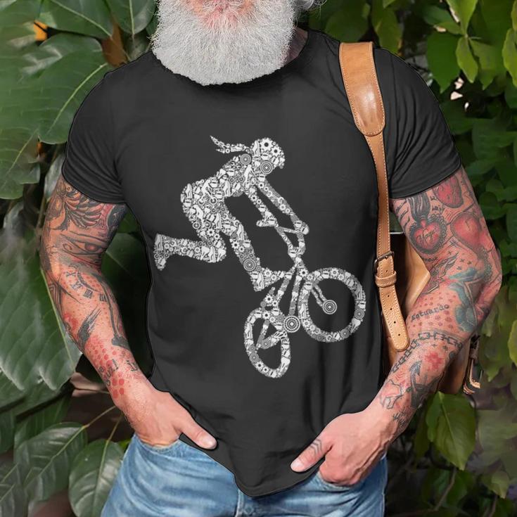 Bmx Mädchen Bike Stunt Kinder T-Shirt Geschenke für alte Männer