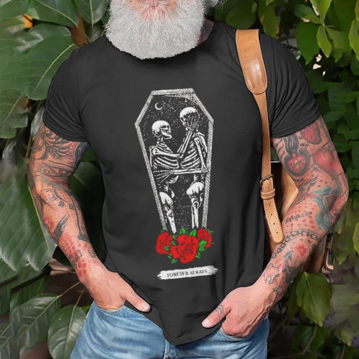 Bone Flower Forever Always Unisex T-Shirt Gifts for Old Men