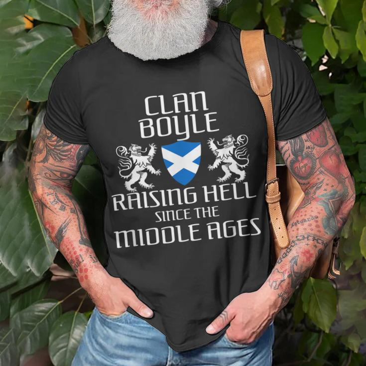 Boyle Scottish Family Scotland Name T-shirt Gifts for Old Men