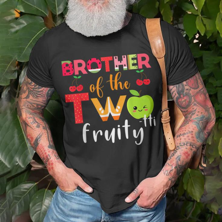 Brother Of The Twotti Frutti 2Nd Birthday Party Fruit Themed Unisex T-Shirt Gifts for Old Men