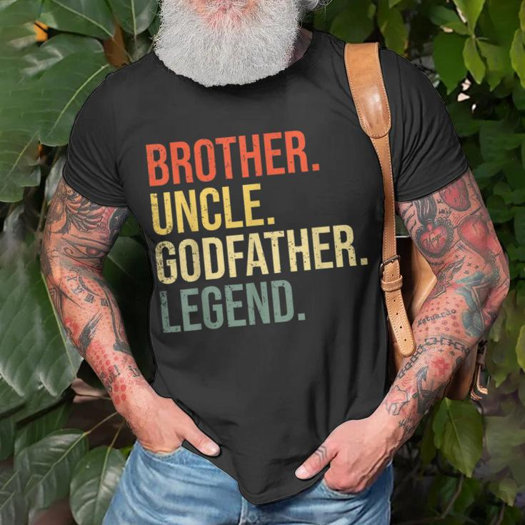 Brother Uncle Godfather Legend Fun Best Funny Uncle Gift For Mens Unisex T-Shirt Gifts for Old Men