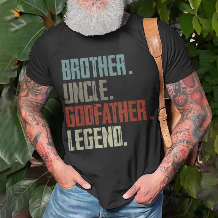 Bruder Onkel Patenvater Legende Onkel Geburtstag T-Shirt Geschenke für alte Männer