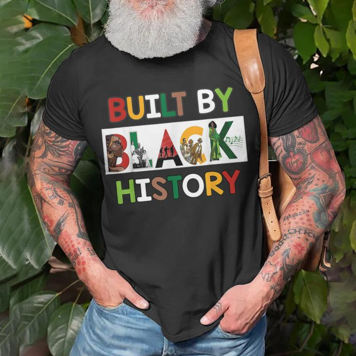 Built By Black History For Black History Month T-shirt Gifts for Old Men