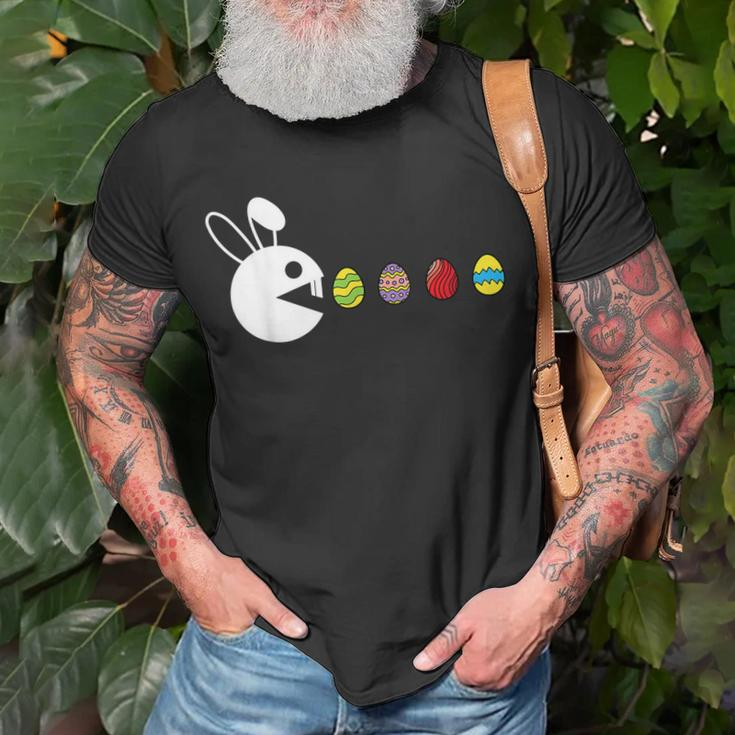 Bunny Happy Easter Egg Hunting Video-Game Gamer Unisex T-Shirt Gifts for Old Men