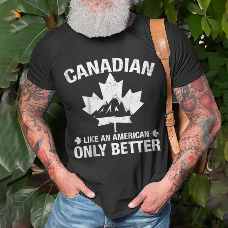 Canadian Shirt Canada Day Unisex T-Shirt Gifts for Old Men