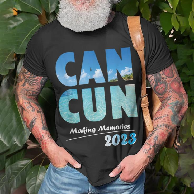 Cancun 2023 Making Memories Family Vacation Cancun 2023 Unisex T-Shirt Gifts for Old Men