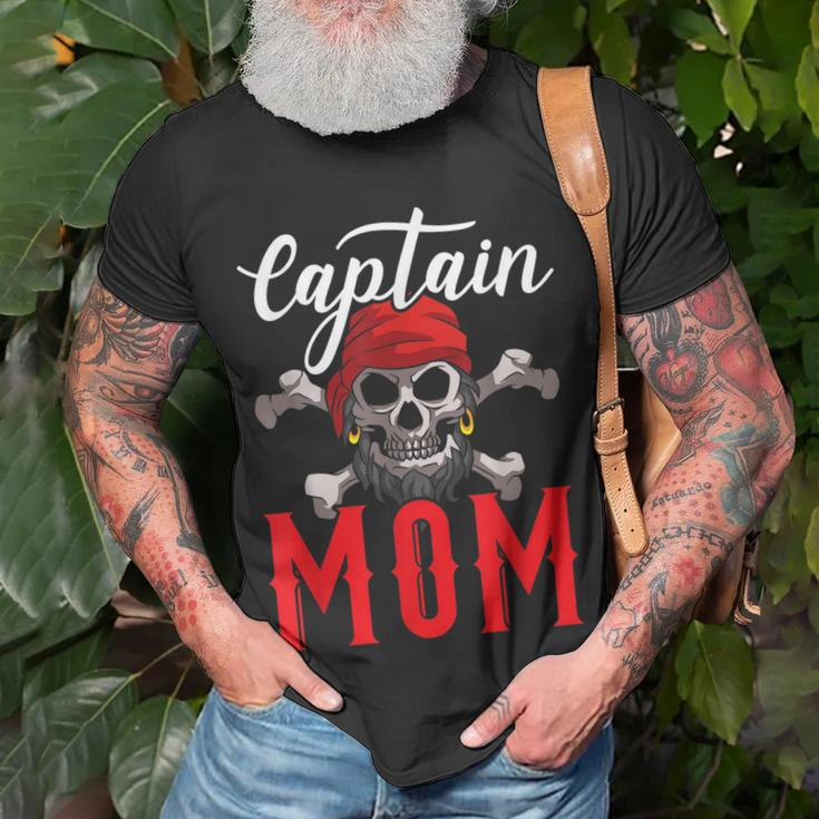 Captain Mom Best Mommy Ever Mama Pirate Lover Unisex T-Shirt Gifts for Old Men