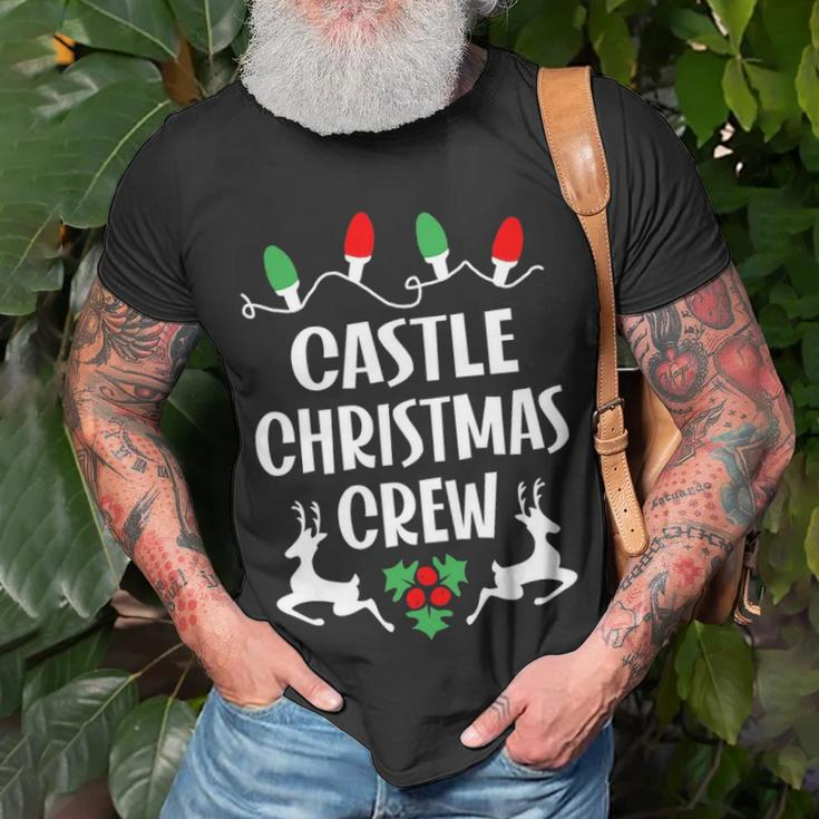 Castle Name Gift Christmas Crew Castle Unisex T-Shirt Gifts for Old Men
