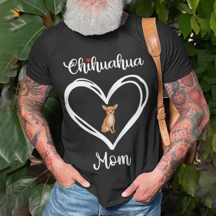 Chihuahua Mama I Love My Chihuahua Mom Gift For Womens Unisex T-Shirt Gifts for Old Men
